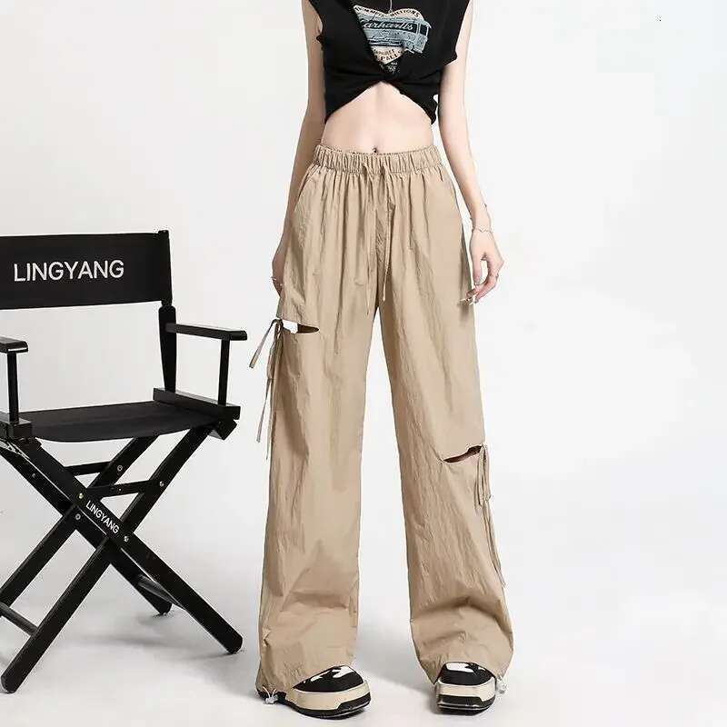 High Waist Woman Trousers Original Pants for Women Long Aesthetic New In Clothing Quality Chic and Elegant All Medium 90s Xxl G