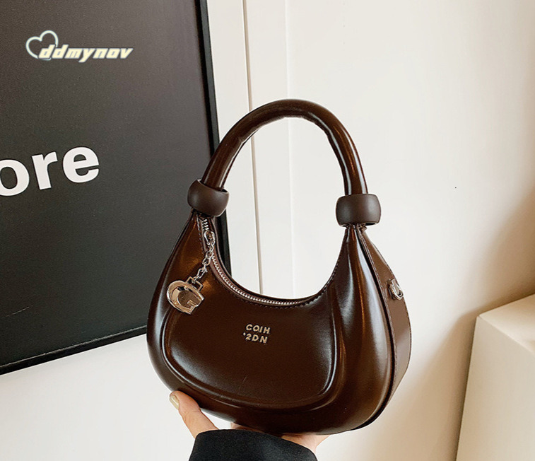 Handheld Underarm for Women 2025 New Style High-end Niche Versatile Single Shoulder Crossbody Crescent Bag ddmynov ddmynov