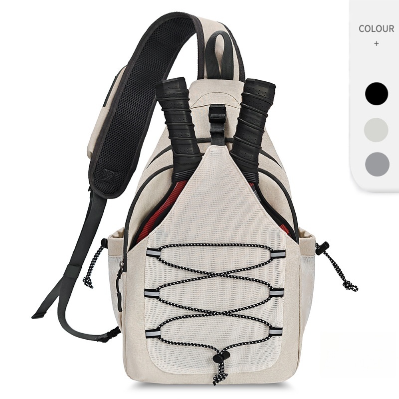 Tennis bag outdoors backpacks padel bags pickleball badminton rackets backpack sports crossbody pack lightweight waterproof multifunctional shoulder p
