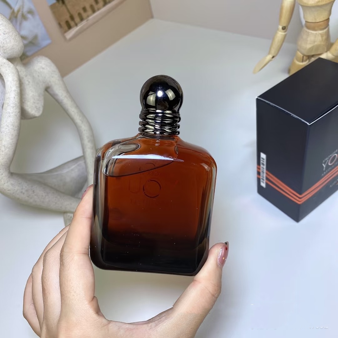 Designer Men Fragrance 100ml Stronger with You Absolutely Intense Oud Eau De Parfum Long Lasting Smell Brand Man Cologne Spray Body Mist 3.3OZ High Quality