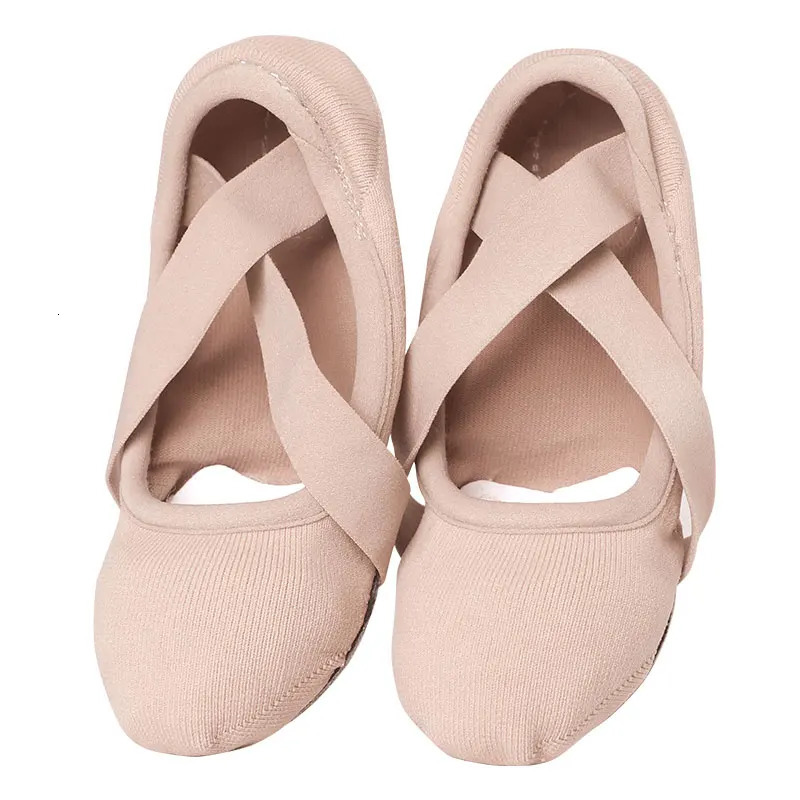 Woman Ballet Shoes Ballet Flats Shoes Kids Dancing Slippers Girls Elastic Soft Dance Shoes High Stretch Women Ballet Slippers 250613
