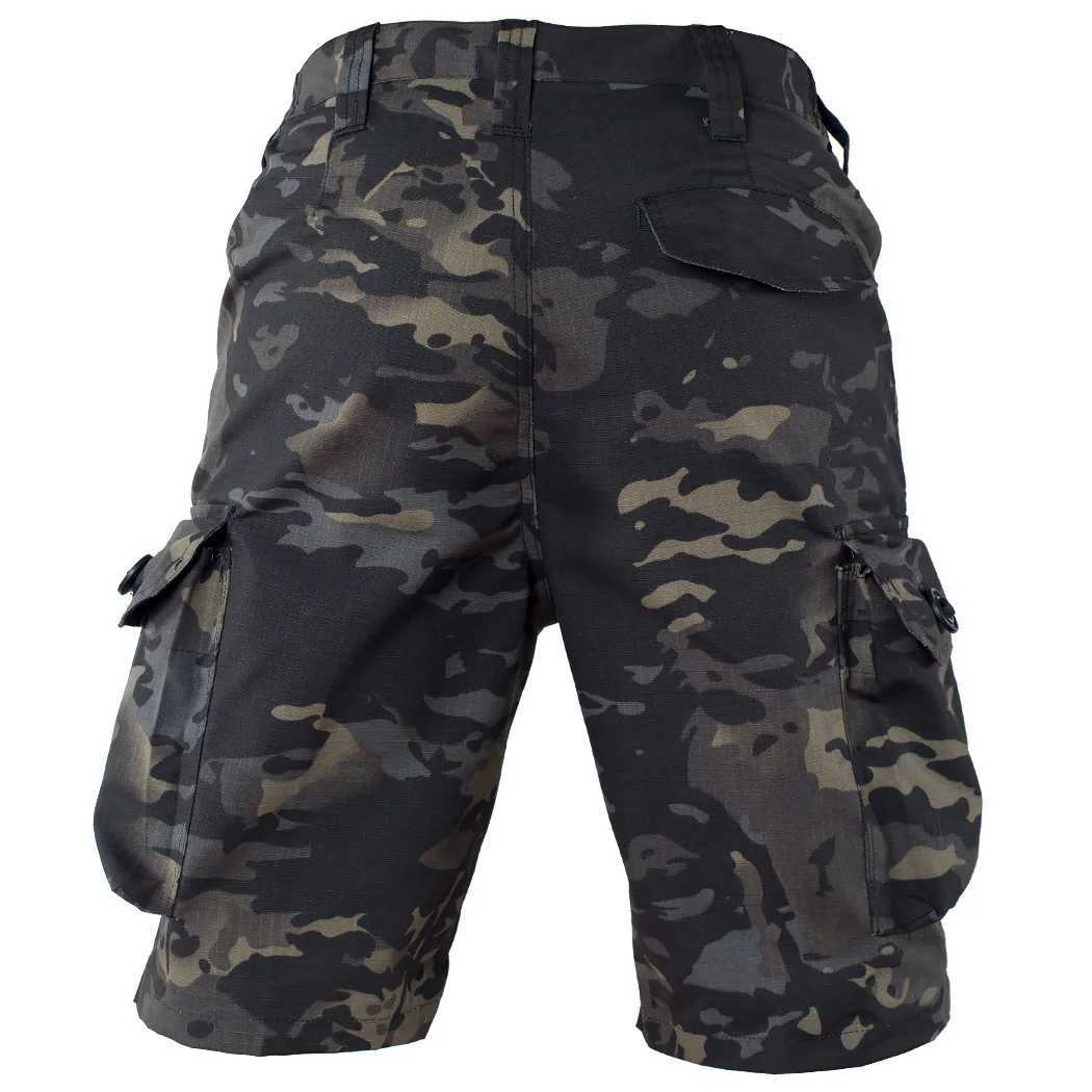 Mens Tactical Shorts With Multi Pockets Casual Durable Cargo Shorts For Outdoor Hiking Trekking Summer Outdoor Active Shorts Z250617
