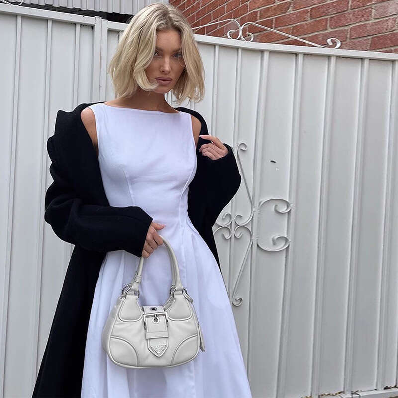 Women Designer Clothing Women Dresses 911 New 2025 Pure Cotton Round Neck Mid-length Tank Dress Simple Fashionable French Elegant Style