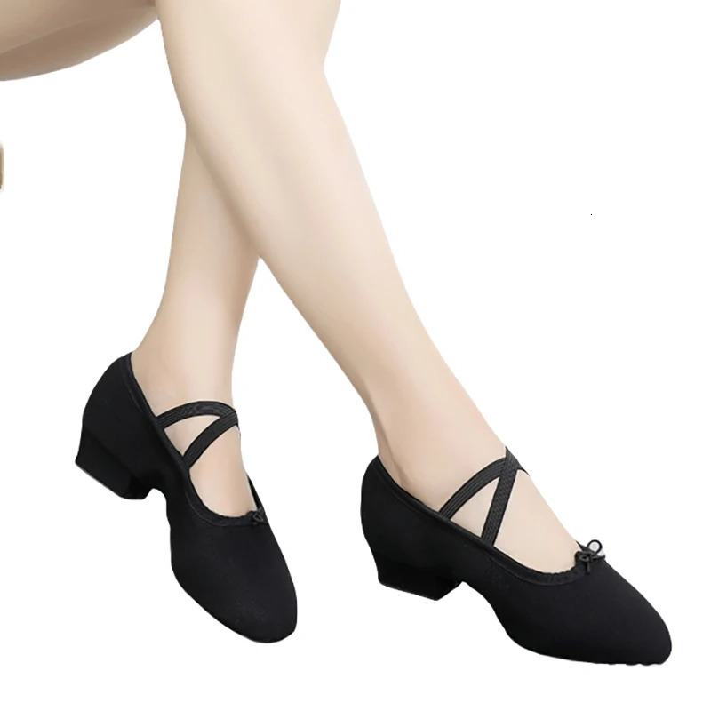 Ballet Dance Shoes Women Teacher Stage Training Shoes Soft Sole Slippers Yoga Belly Practice Shoes Girls Jazz Dancing Shoes 250613