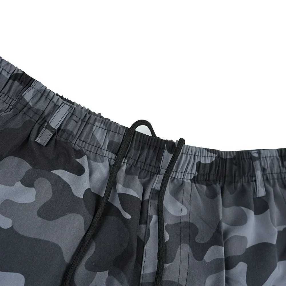 Arrow Line Print Mens Cargo Shorts - Utility Pockets Anti-Roll Hem Adjustable Waistband for Daily Adventures Z250617