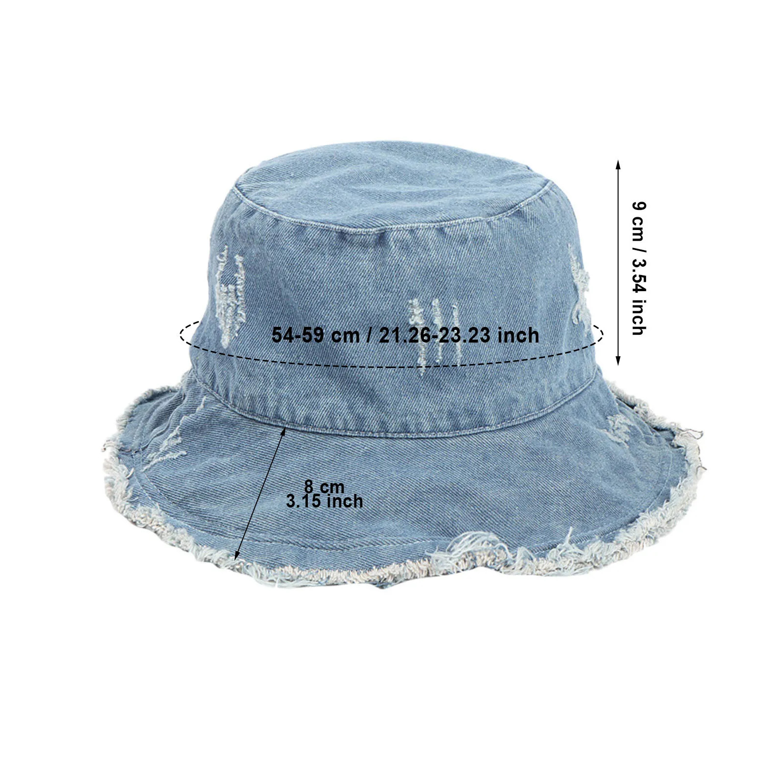 Retro Washed Cowboy Bucket Hat Men Cute Wide Brim Sunhat Spring Summer Solid Color Denim Beach Fisherman Hats For Women Gorros 250610