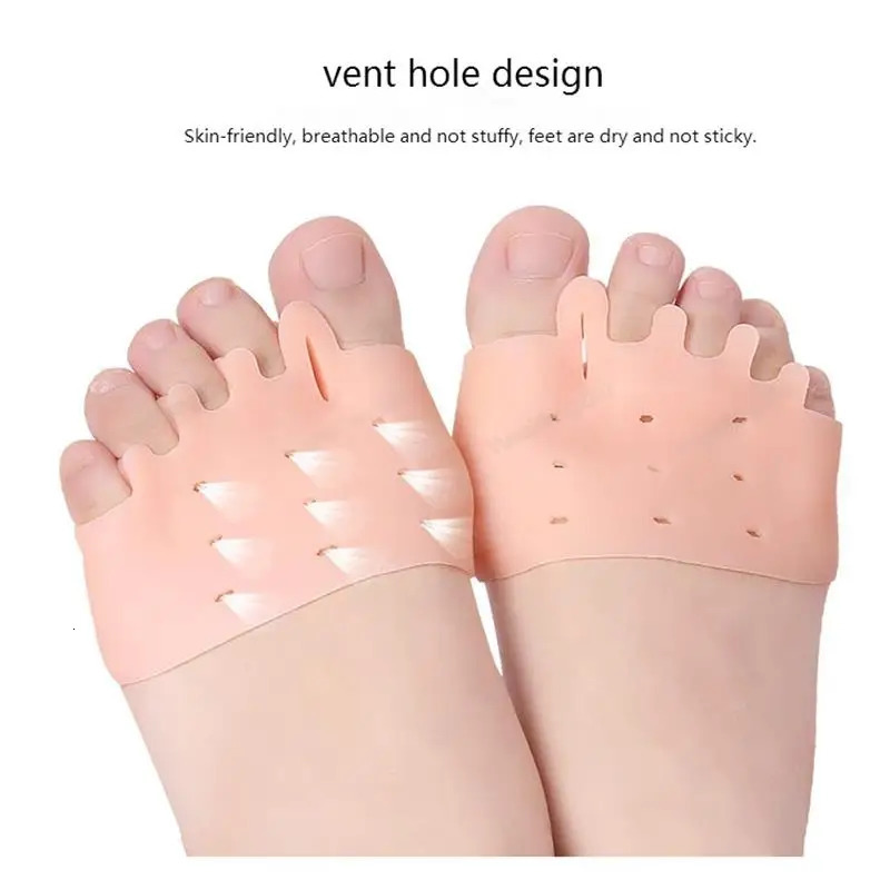 Forefoot Pads Shoe Pad Silicone Insoles Orthopedic Comfortable Shoe Insoles Women Toe separator Foot Care Products Pain Relief 250613