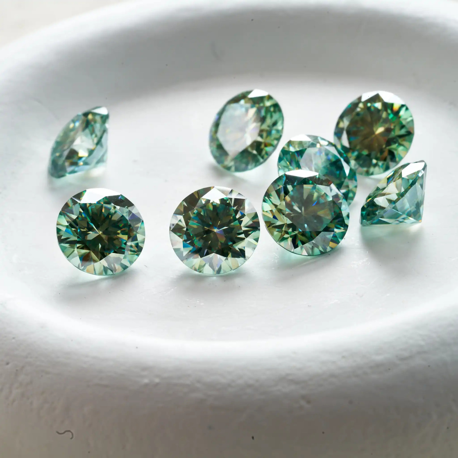 Pink Black Green Blue Yellow Purple Gray Red Loose with Certificate Round Stone GRA Diamonds Gemstones 250617