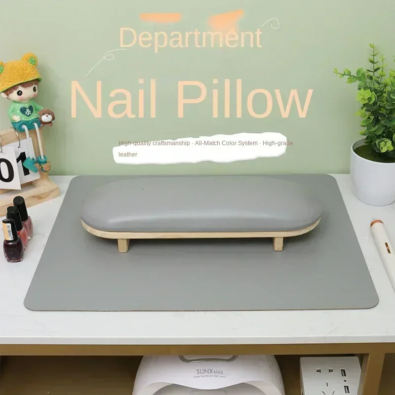 Professional 1PC PU Leather Nail Hand Pillow Cushion Hand Pillow Holder Arm Rests Manicure Table Mat Nail Art Stand Salon Tool 250612