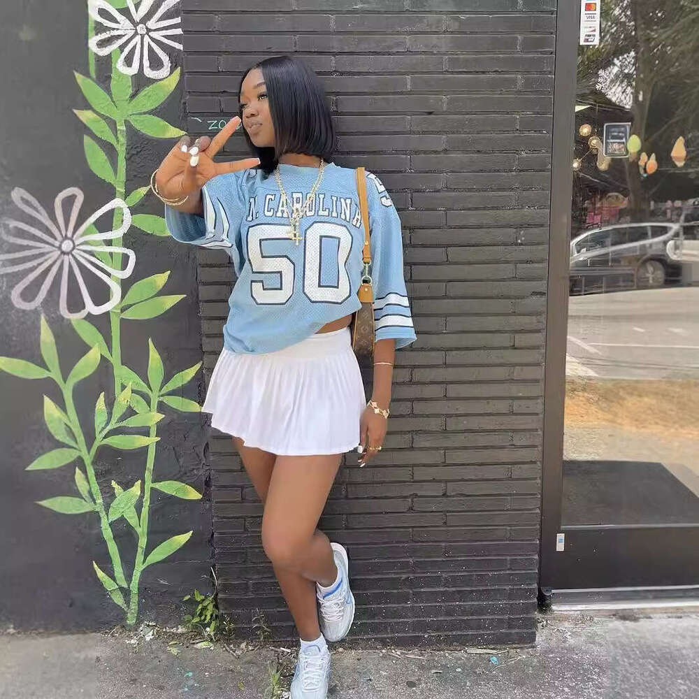 Summer New INS Simple Street Versatile Casual Loose Letter Print Short Sleeve T-Shirt Women's Clothing B5