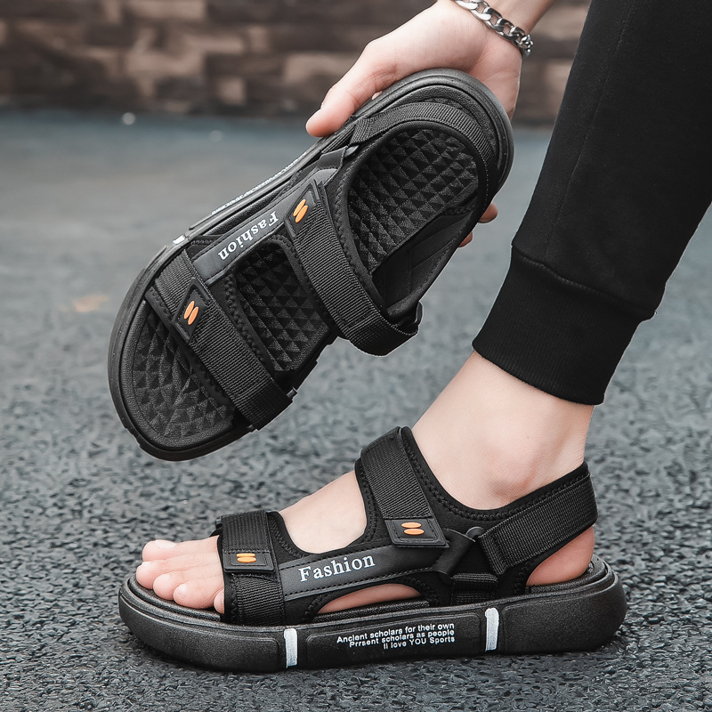 Men's sandals summer new mesh beach shoes designer sandals casual women's sandals daily commuting fashionable men's slippers