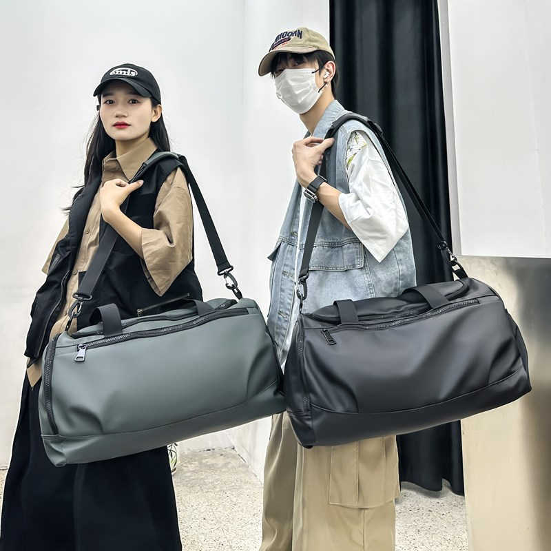 New Fashion Simple Large Capacity Travel Bag For Men Dry And Wet Separation Gym Bag Shoe Compartment Commuter Handbag
