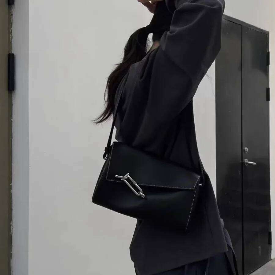 Hot Selling Tadfab Vintage Fashion Interlock Series Lock Box High End Commuting Single Shoulder Slant Cross Underarm Bag Designer Bags