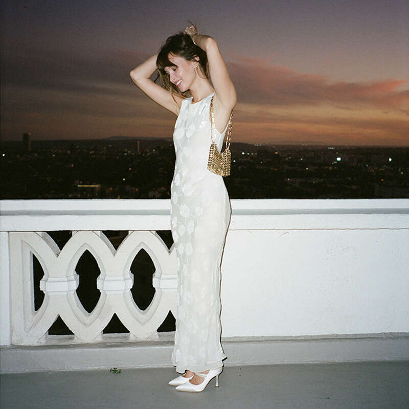 Dresses for Woman Party Dresses for Woman Elegant for A Wedding Summer Dresses 892 Summer New 2025 Black Round Neck Silk Velvet Vest Asymmetrical Long