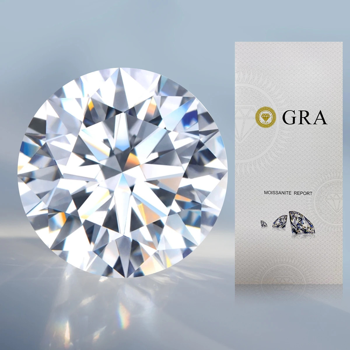Rromotion 11pcs to 340pcs Small Loose Gemstones 0.8mm to 2.9mm 1CT D Color Diamond Gem for Jewelry Material Wholesale 250617