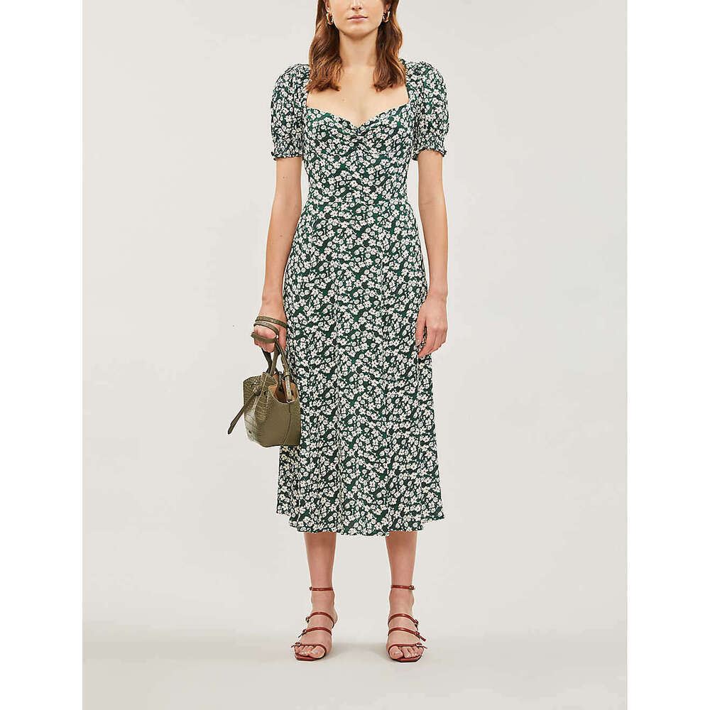 Designer Dresses Maxi Dress Luxury Dress Vestidos De Noche 120#ref Rayon Floral Dress 2025 Summer New French Style Womens Fashion