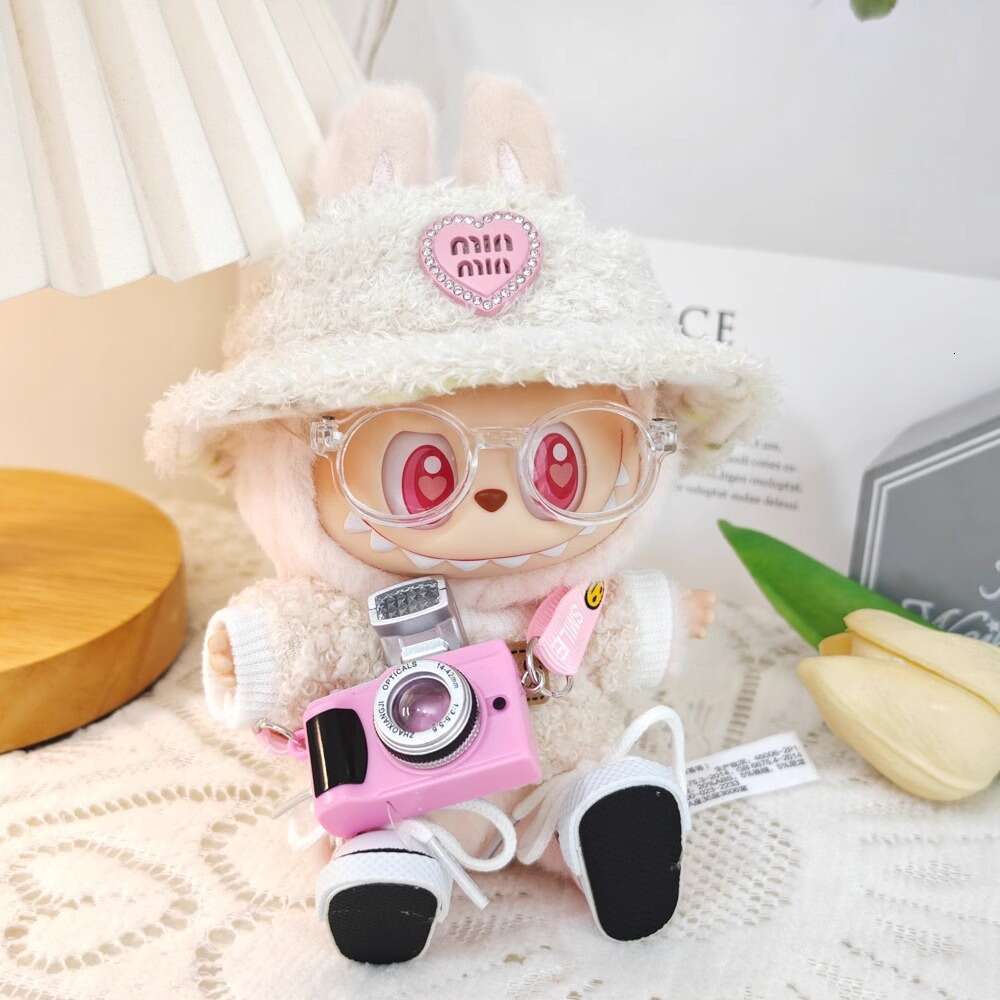 Labubu Accessories Clothes+Hat+Glasses+Shoes Complete Set, Blind Box Pendant Clothes Work Clothes Hat, Labubu Clothes