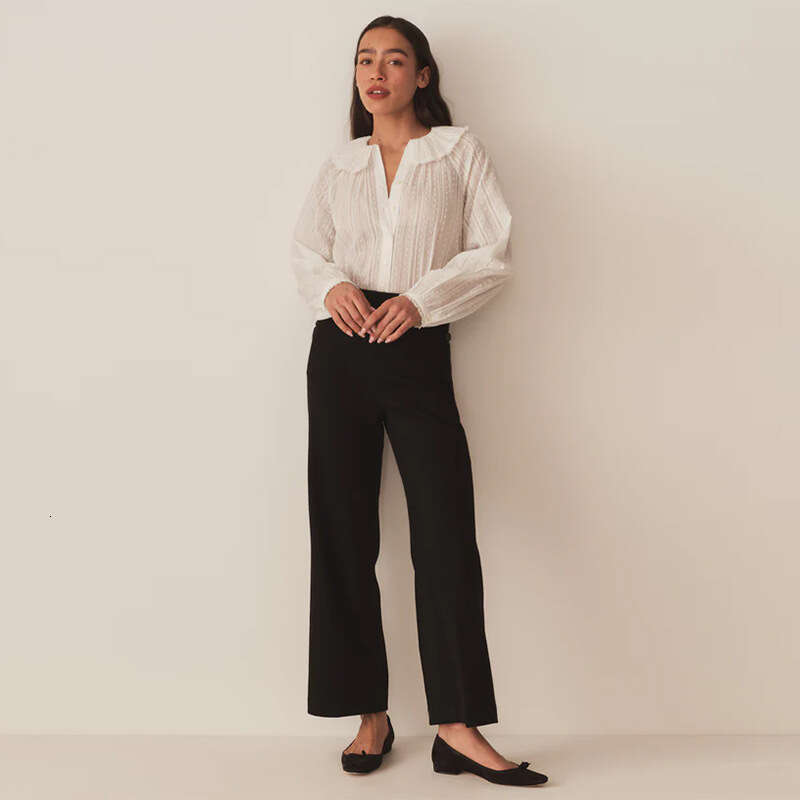Dresses for Woman Elegant Robe Black Dress Summer Dress 899 Spring Summer New 2025 White Turn-down Doll Collar Pure Cotton Loose Shirt French Elegant 