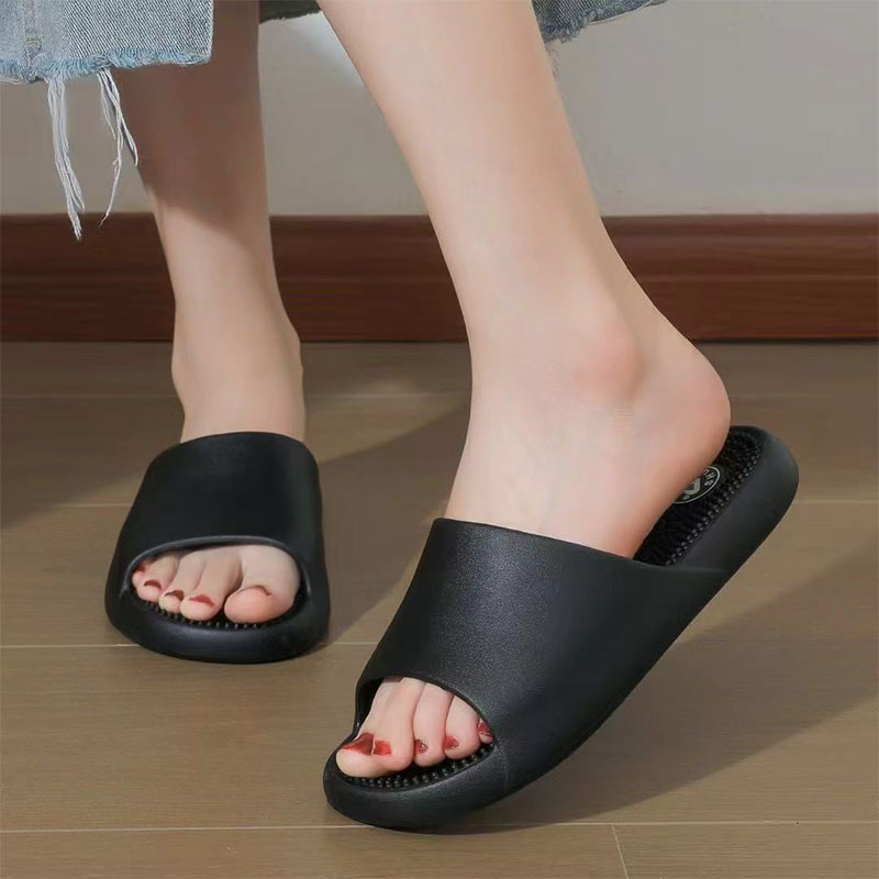 Men's and women's one-shoulder anti-slip bathroom slippers for home use