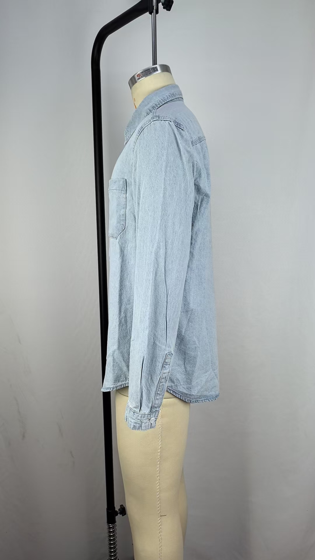 Durable Cotton Blend Jacket for Men Versatile Blue Fabric a wide range of styles