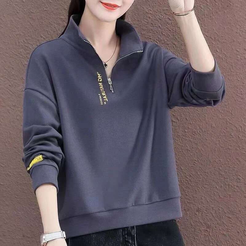Red Pullovers Full Zip Up Woman Clothing with Zipper Womens Sweatshirt High Quality Trend Novelty Top Dropshiping New in 2000s