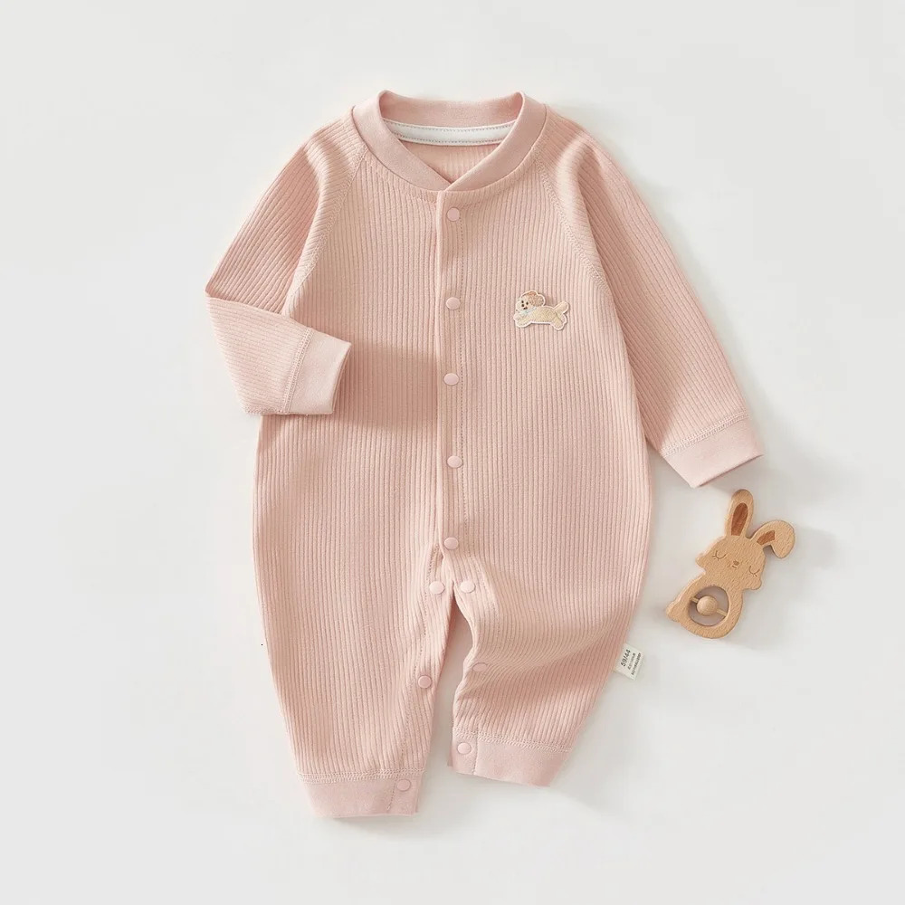 AYNIGIELL Baby Jumpsuit Spring and Autumn Sleepwear Pure Cotton born Clothes 0-18 Months born Boys and Girls Jumpsuit 250617