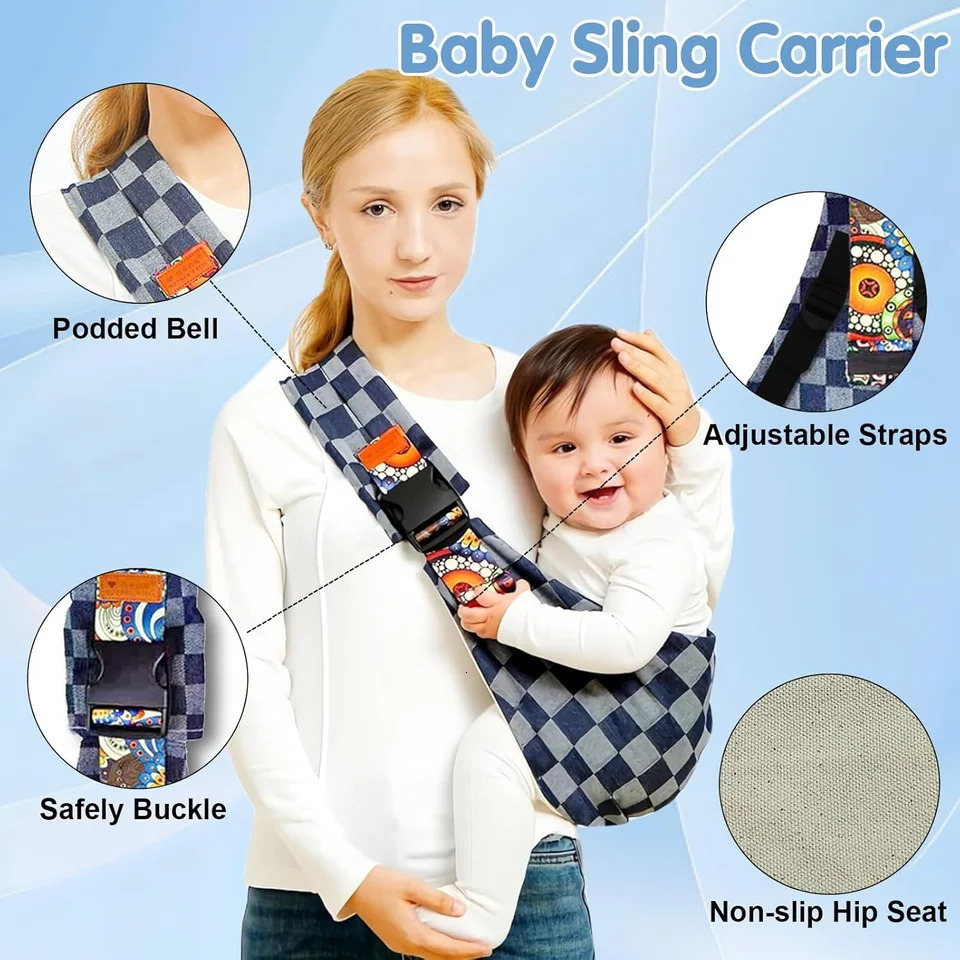 Baby Sling Baby born to Toddler Sling Lightweight Baby Sling with Adjustable Straps Toddler 250617