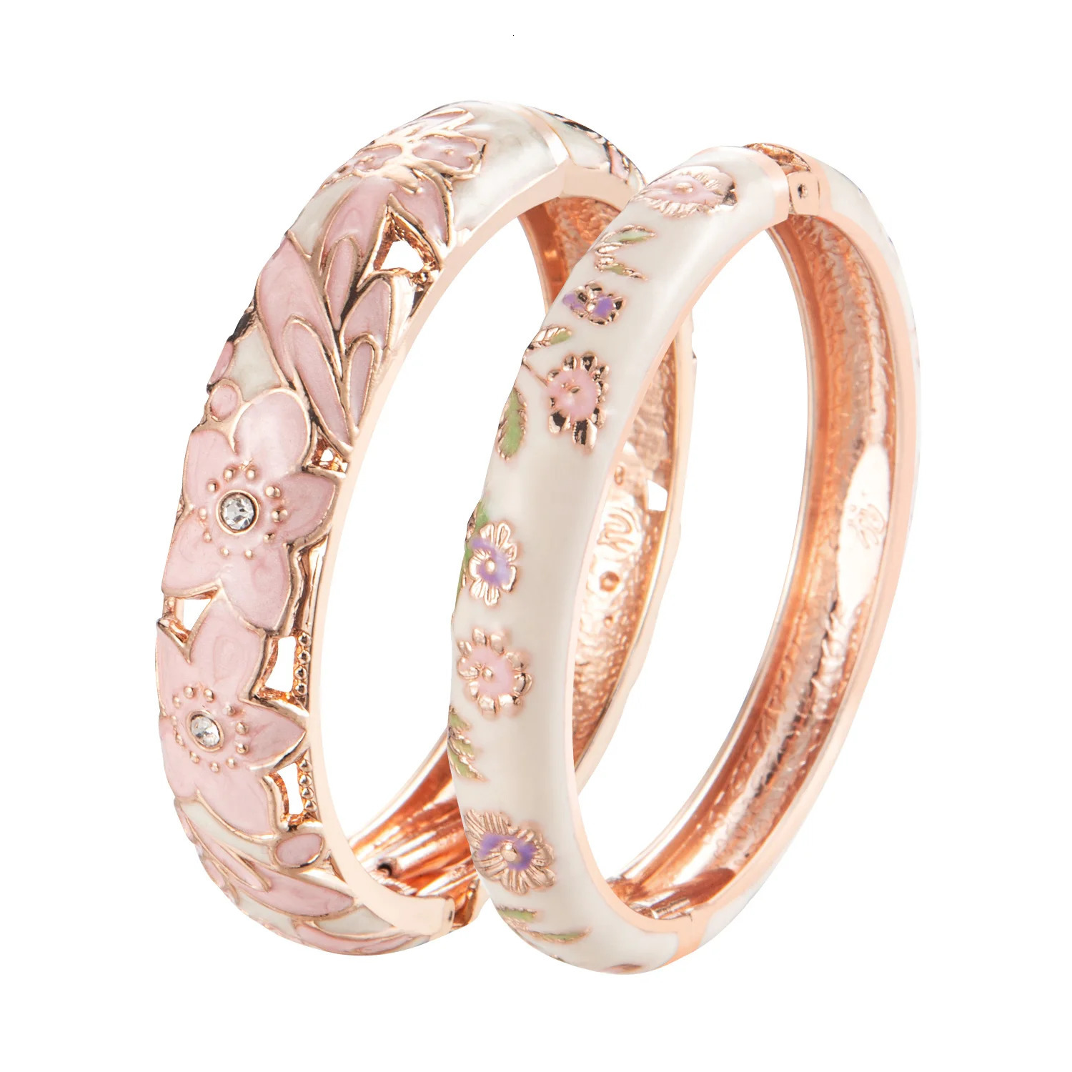Bangle For Women Double Enamel Bangle Set Cloisonne Womens Jewelry Accessories Indian Style Dubai Trendy Metal Bracelet On Hand 250616