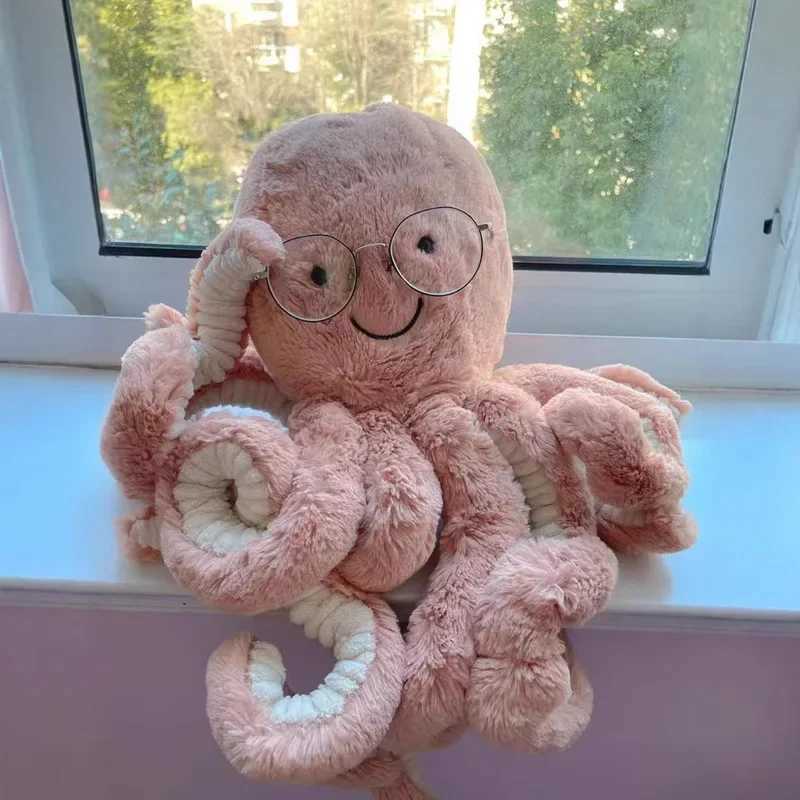 49cm Octopus Plush Toy Octopus Doll Girl Sleeping Doll Home Decoration Gift Interactive Toy Pet Supplies T250617