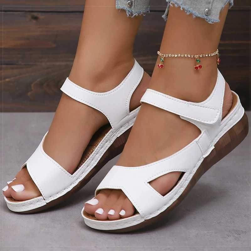 Womens Sandals Casual Summer Shoes Woman 2025 Summer Sandals Low Heels Womens Sandals Comfortable Wedges Footwear Women Z250617