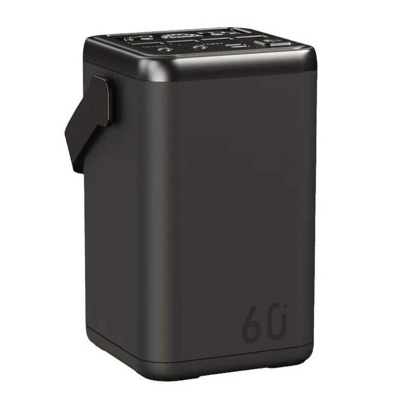 60000mAh PD100W Power Bank Large Capacity Portable USB C Fast Charging Power Station External Spare Battery For Macbook Laptop R250617