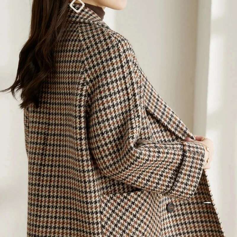 Korean Fashion Loose Blazer Woman Casual Outerwears Luxury Clothing Bring Trend 2025 Coats for Women Modern Bags Style Jacket