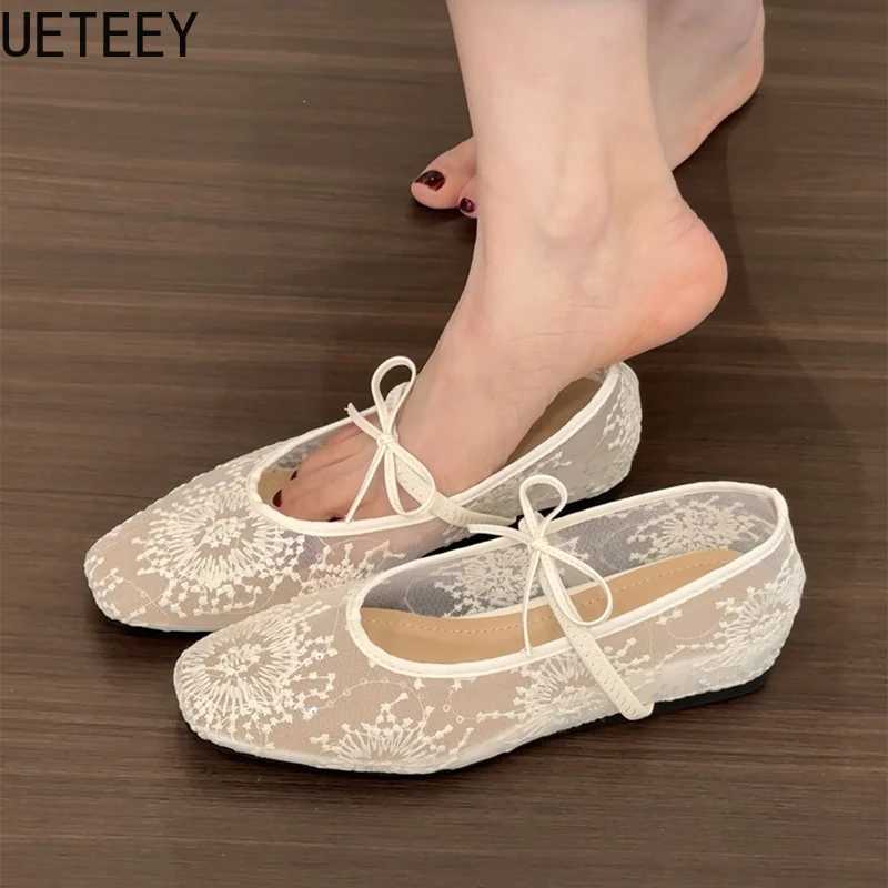 Breathable Women Mary Jane Flat Shoes Fashion Butterfly-knot Shoes Ladies Soft Sole Comfort Street Style Shoes Z250617