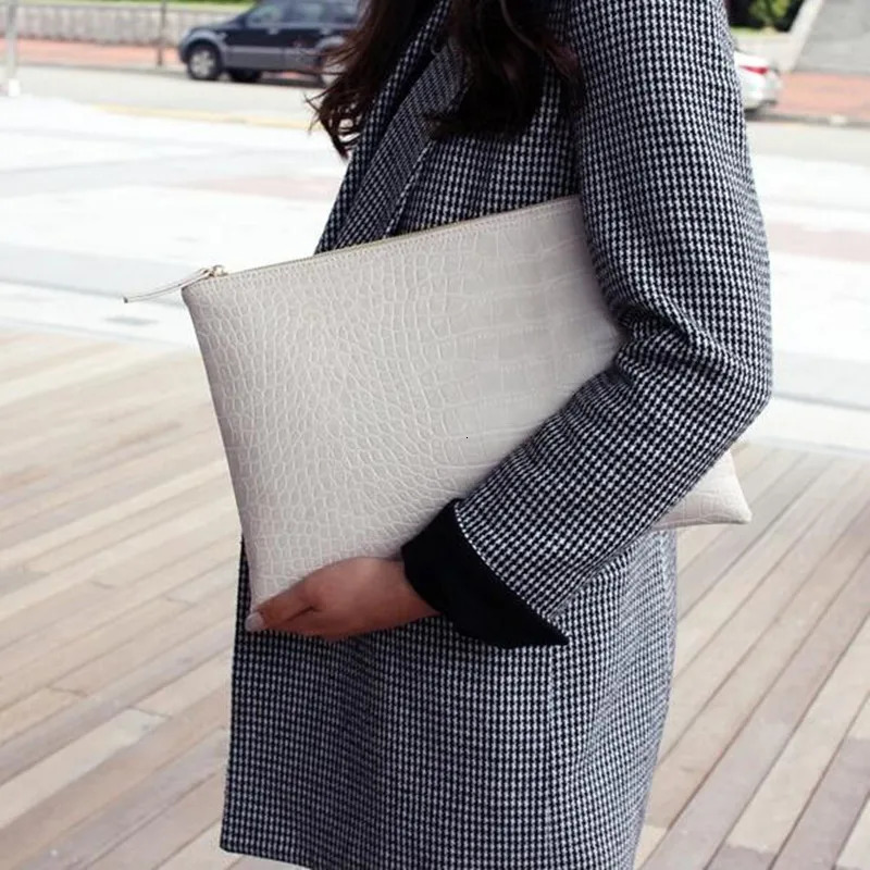 Women Fashion Handbag And Purse Stone Pattern Soft PU Leather Envelope Bag Large Capacity Ladies Day Clutch Wallet For Party 250617
