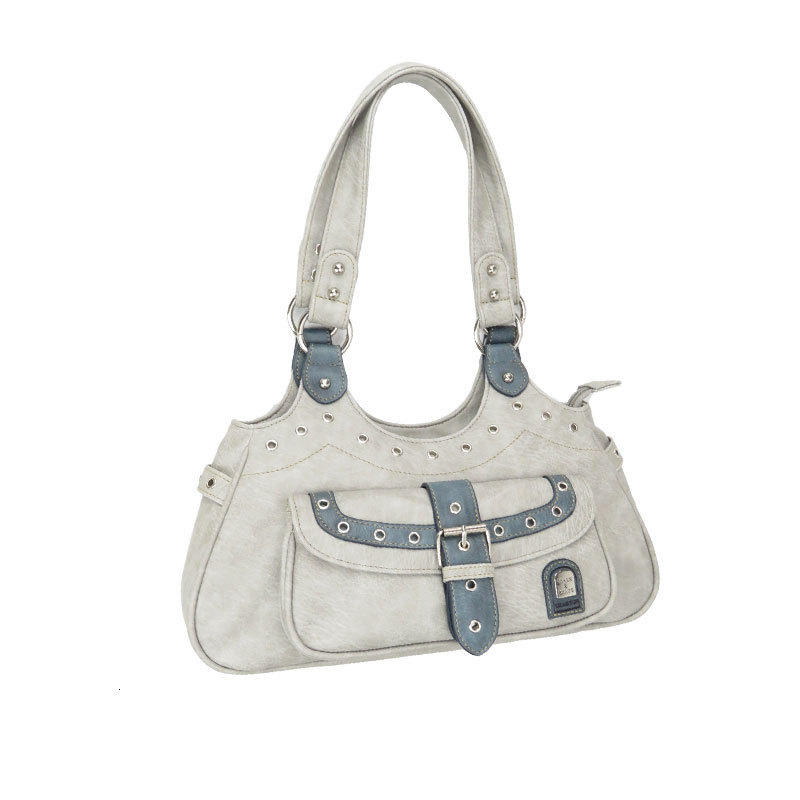 Free Shipping 2025 New Designer Bag Fashionable And High-quality Shopping Bag Trendy Women's Blue And White Single Shoulder Handbag