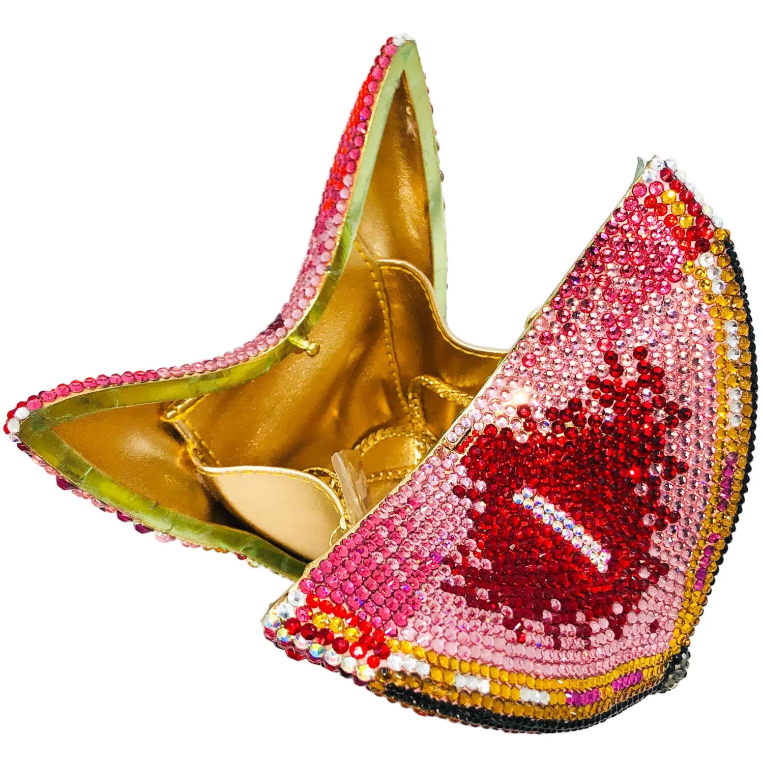 Boutique De FGG Novelty Butterfly Rhinestone Clutch Purse Handmade Women Crystal Evening Bags Party Prom Minaudiere Bag 250614