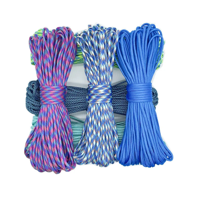 31 Meters Dia4mm 7 stand Cores Paracord for Survival Parachute Cord Lanyard Camping Climbing Rope Hiking Clothesline 250611