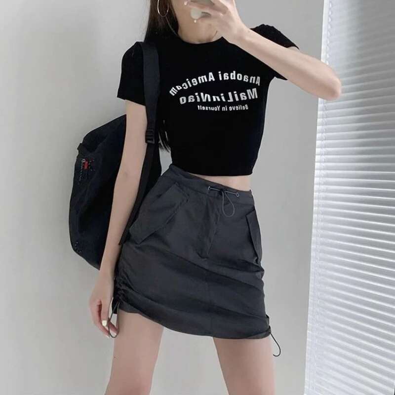 Skirts for Women High Waist Midi A Line Woman Skirt Summer Vintage Y2k Premium Streetwear Casual Luxury Elegant Korean Style V