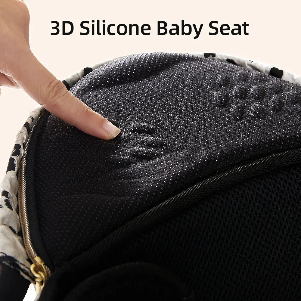 SUNVENO Baby Fashion Leopard Print Waist Stool Non-Slip Hip Seat Surface for 3-36months borns Toddlers 250617