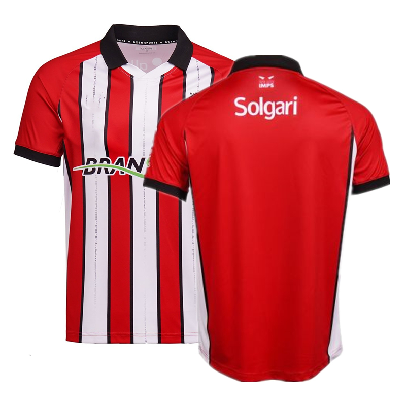 Lincoln City 2025 26 Soccer Jerseys Home Football shirt Kit Timothy Ioma Reagan Poole football shirt Adult kids kit