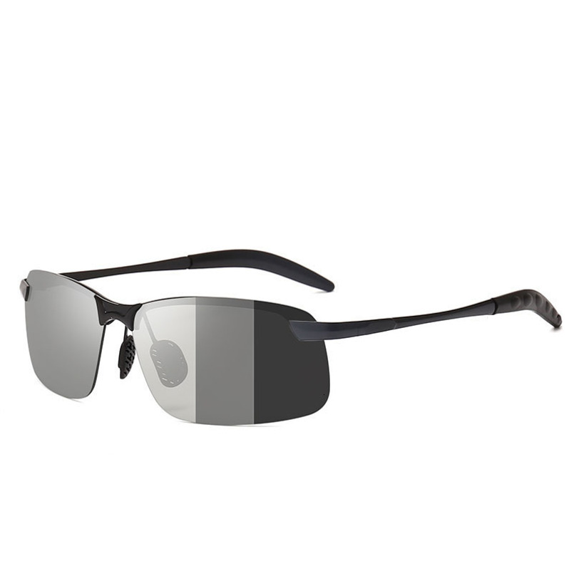 Metal Men's Photochromic Smart Day And Night Dual-Use Driver Driving Glasses Polarized Sunglasses 3043