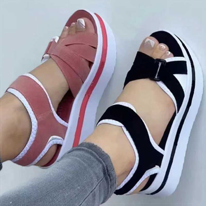 Womens Sandals Heeled Sandals Summer Shoes Woman 2025 Fashion Wedges Heels Sandals for Women Platform Summer Footwear Women Z250617