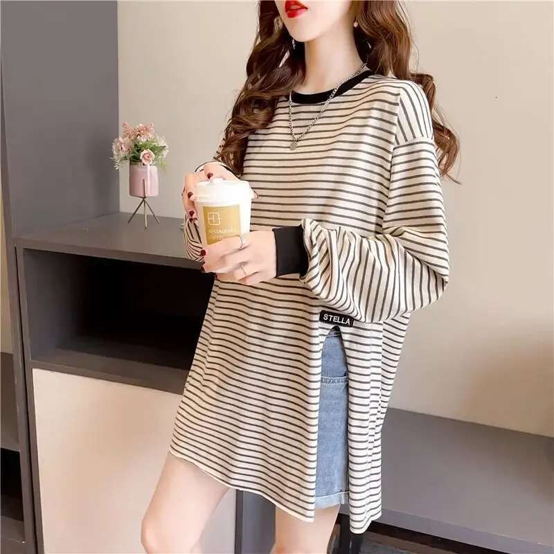 Woman Tops Loose Sweatshirt for Women Long Sleeve Baggy Pullover Round Neck Korean Clothing Emo Kpop Basic New In Y 2k Vintage E