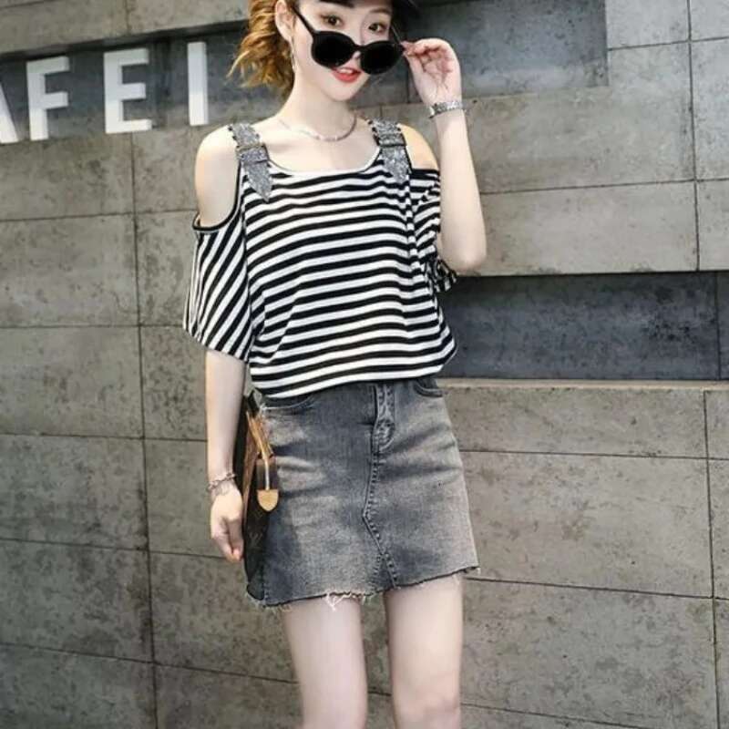 Summer Outfit T Shirt for Women Baggy Woman Tops Japanese Vintage Fashion Clearance Clothing Female Youthful Clothes Harajuku