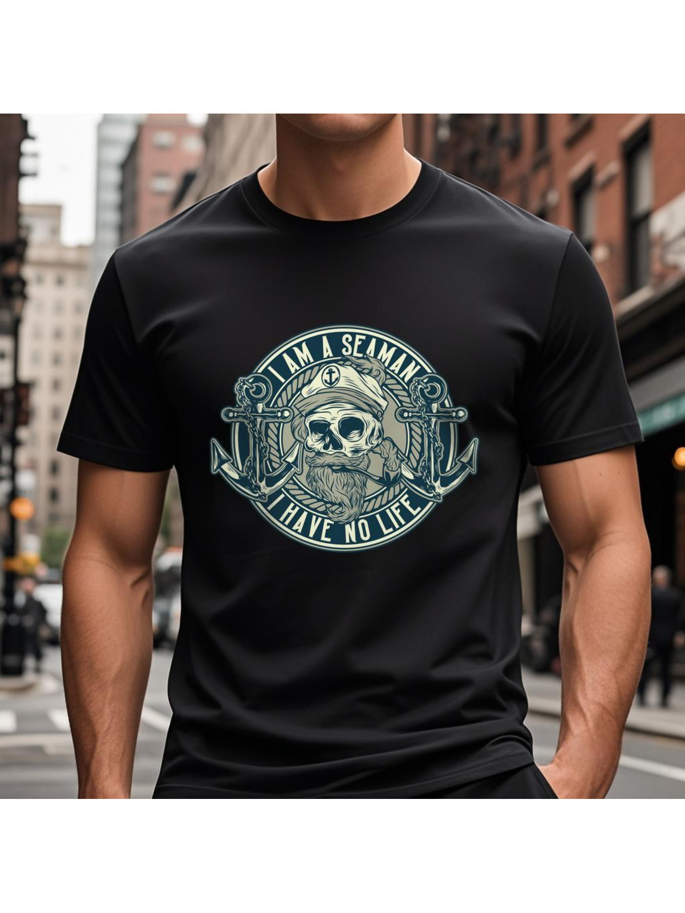 Dongdumaoyi Black T Shirts 180G Men Microphone Adult White Round Collar Graphics Cotton Short Sleeve S-3Xl Skull 1332