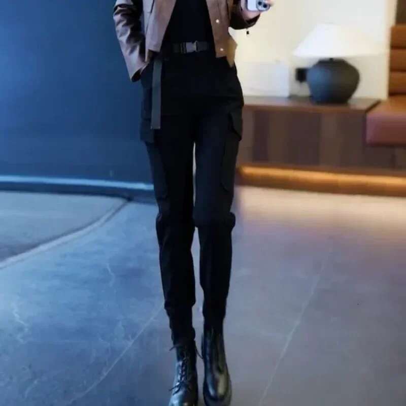 Long Pencil Harem Womens Pants Korean Fashion Y2k Streetwear One Size G Classic Aesthetic Casual High Quality Female Trousers