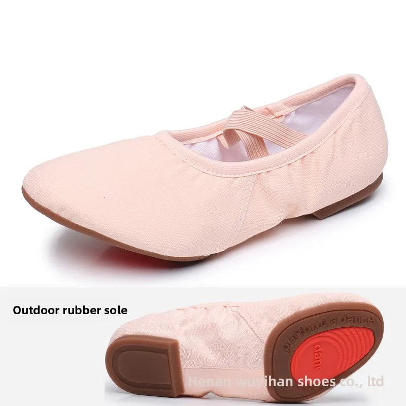 Dance Shoe Womens Soft-soled Exercise Shoes Adult Teacher Shoes Low Heels Outdoor Ballet Shoes Classical Dance Belly Dance Yoga 250613
