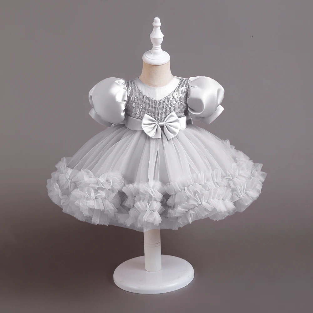 Toddler Baby Baptism Dresses First Birthday Dress For 0-5 Years Baby Girl Clothing Princess Party Dress Christening Gown 250617