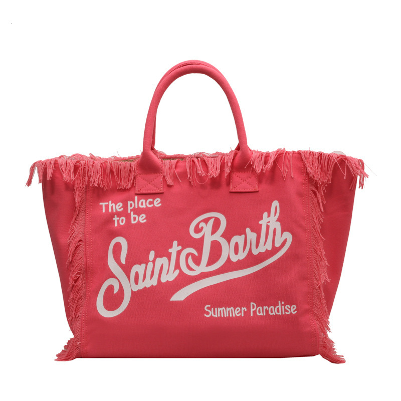 Free Shipping 2025 New Designer Bag Handmade Tassel Printed Women's Beach Bag Large Capacity Fashionable High-quality Shopping Bag High-end Commu