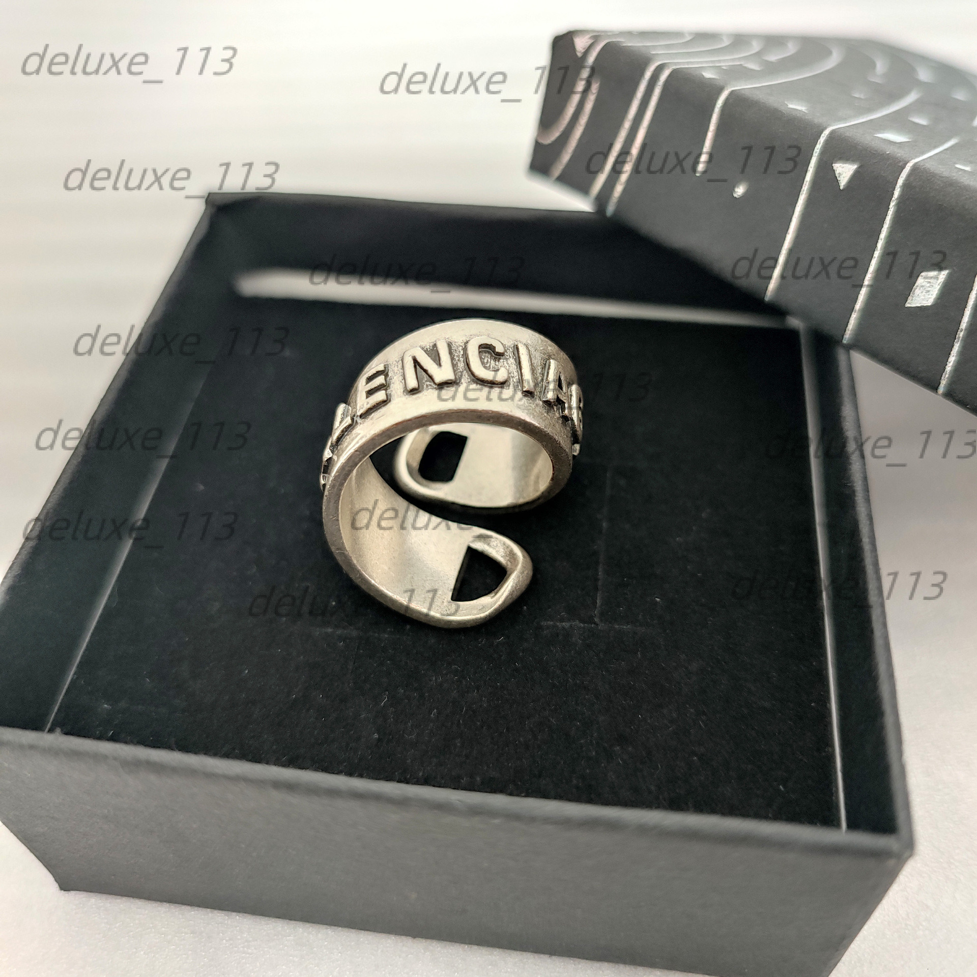BB Paris Ancient Silver Bond Medieval Roman Ring Baroque Couple Jewelry